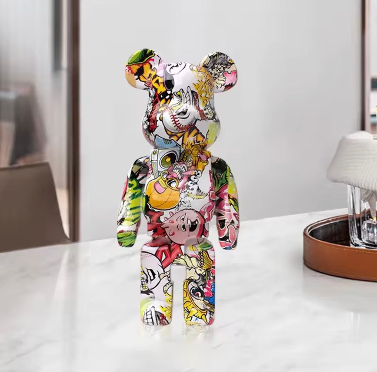 Graffiti Bear Luxury Decor