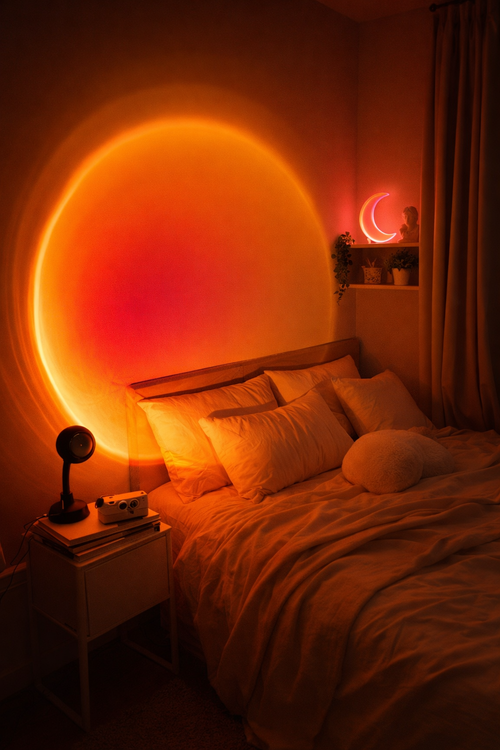 Sunset Project Lamp - Aesthetic Room Light