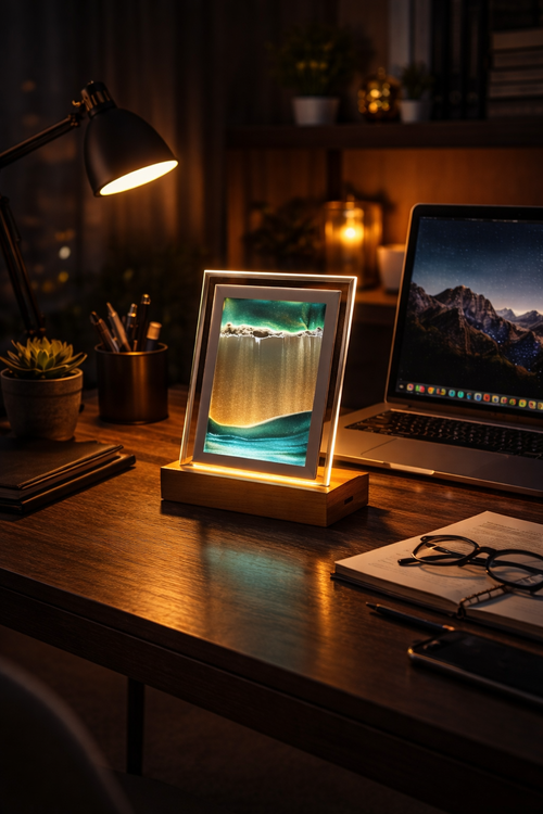 LumiSand Frame™ – Moving Sand Art Lamp
