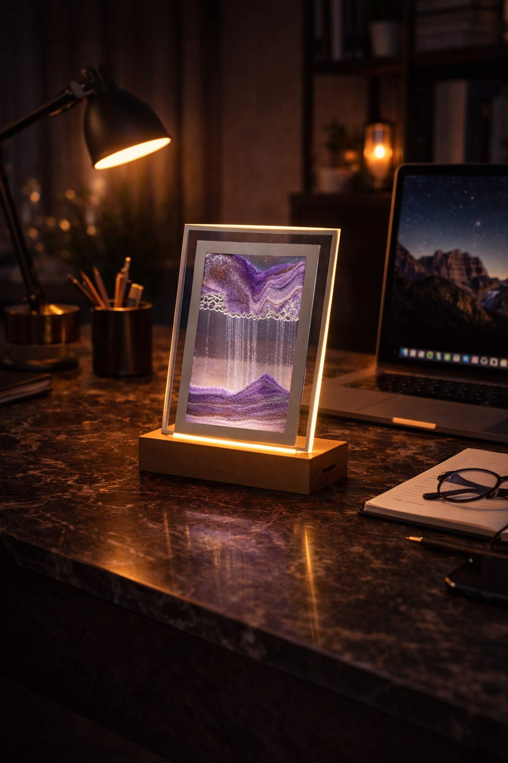 LumiSand Frame™ – Moving Sand Art Lamp