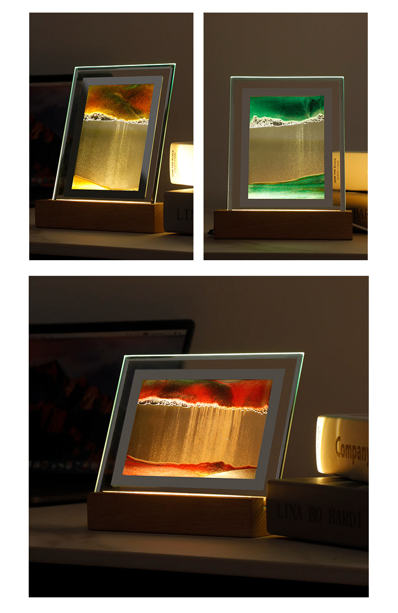 LumiSand Frame™ – Moving Sand Art Lamp