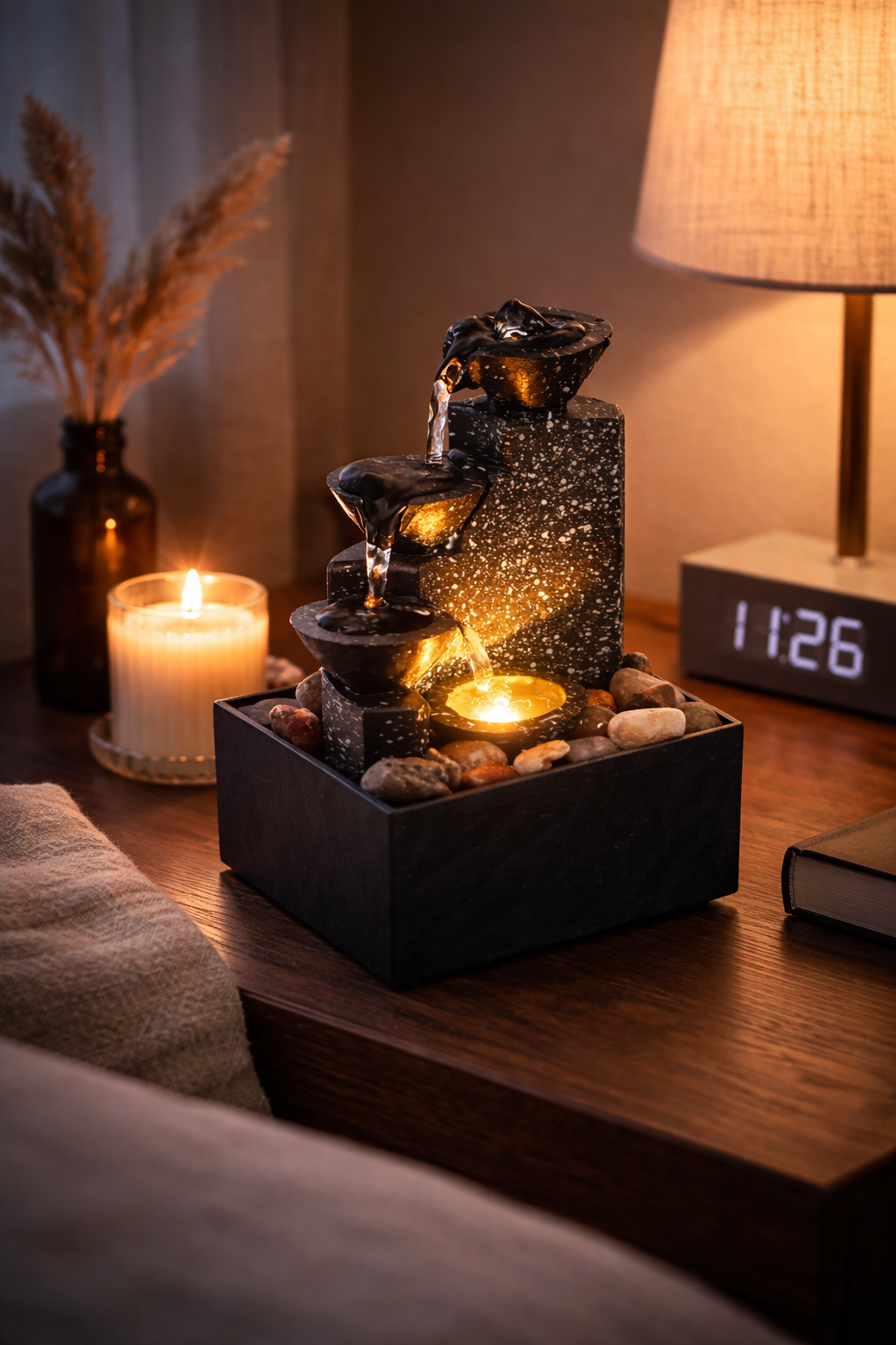 Zen Flow Fountain - Relaxing Waterfall Decor