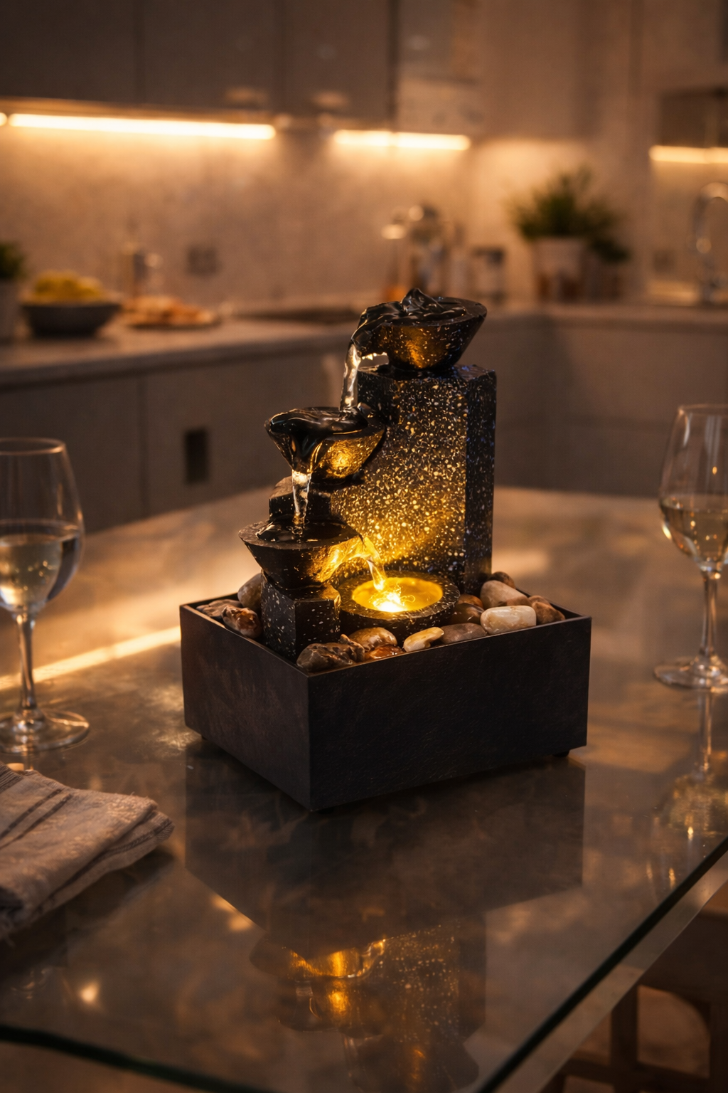 Zen Flow Fountain - Relaxing Waterfall Decor