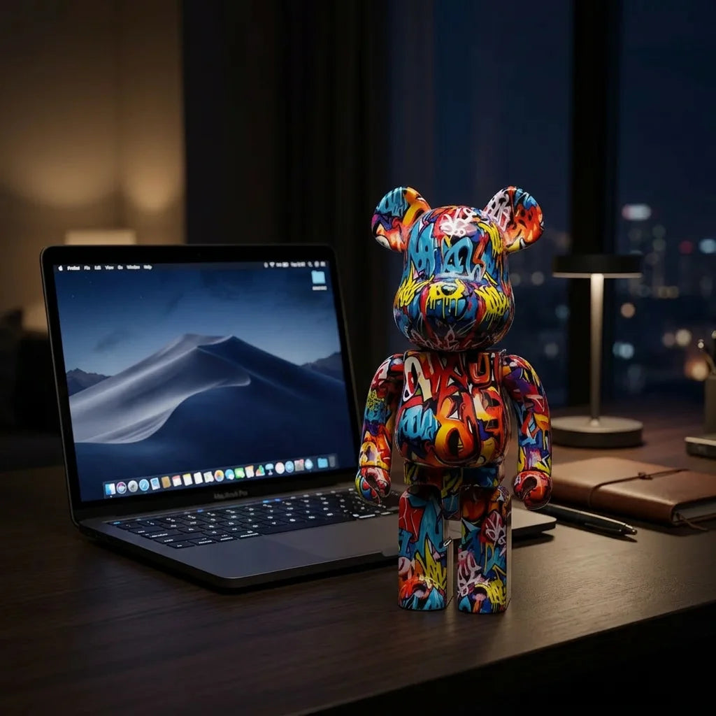 Graffiti Bear Luxury Decor